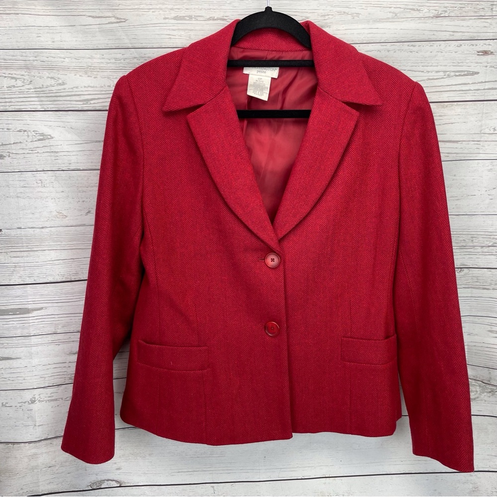 Worthington Lined Blazer Jacket Coat sz 12p